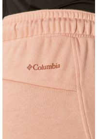 columbia - Columbia - Spodnie. Kolor: różowy. Materiał: bawełna, poliester, dzianina. Wzór: gładki #4
