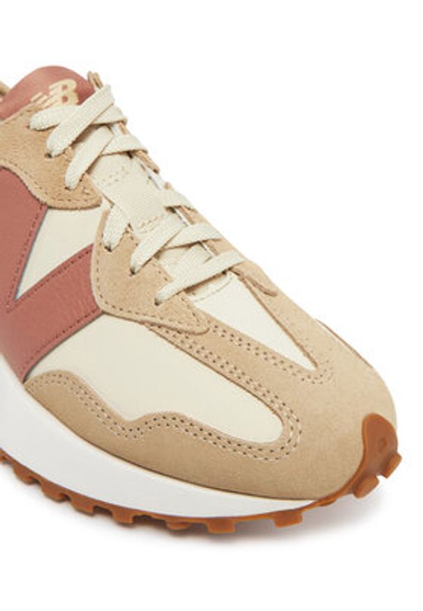 New Balance Sneakersy WS327NKA Brązowy. Kolor: brązowy. Materiał: skóra, zamsz