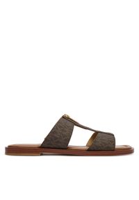 MICHAEL Michael Kors Klapki Berkley Flat 40S6BRFS1B Brązowy. Kolor: brązowy. Materiał: skóra #1