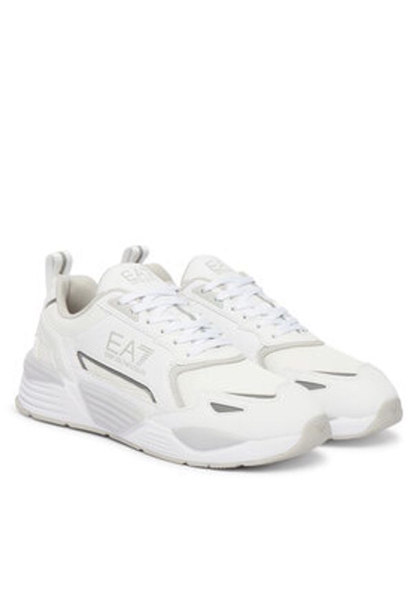 EA7 Emporio Armani Sneakersy 7X000308 AF18447 MZ533 Biały. Kolor: biały. Materiał: skóra