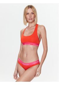 Calvin Klein Underwear Biustonosz top 000QF7281E Czerwony. Kolor: czerwony. Materiał: lyocell