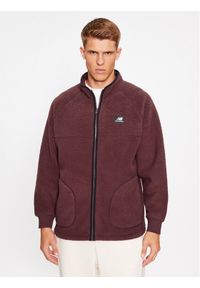 New Balance Polar Athletics Polar Fleece Full Zip MJ33503 Czerwony ciemny Regular Fit. Kolor: czerwony. Materiał: syntetyk #1