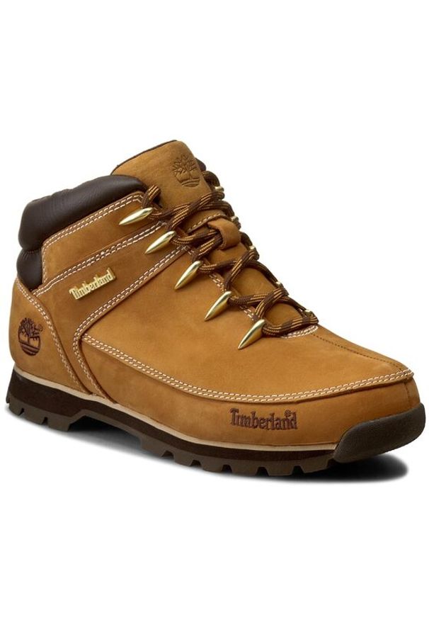 Timberland Trapery Euro Sprint A122I/TB0A122I2311 Brązowy. Kolor: brązowy. Materiał: skóra. Sport: bieganie