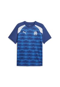 Puma - Koszulka przedmeczowa OM 2023/24. Kolor: niebieski