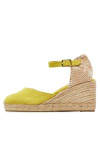 Castañer Espadryle Carol/6/002 021655 Żółty. Kolor: żółty. Materiał: materiał