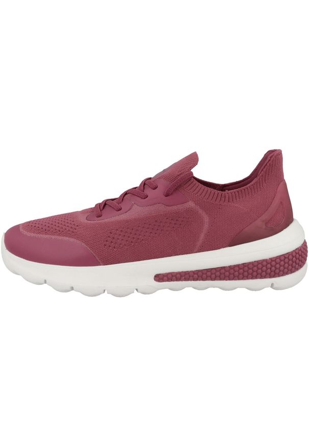 Tenisówki Geox Model D Spherica Actif A Kolor Bordeaux. Okazja: na co dzień. Kolor: czerwony. Materiał: syntetyk, tkanina