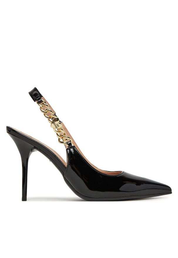 Love Moschino - LOVE MOSCHINO Szpilki JA10139G0MIH0000 Czarny. Kolor: czarny. Materiał: skóra. Obcas: na szpilce