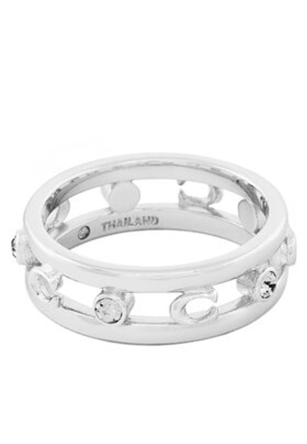 Coach Zestaw pierścionków 37506210 Srebrny. Materiał: metalowe. Kolor: srebrny