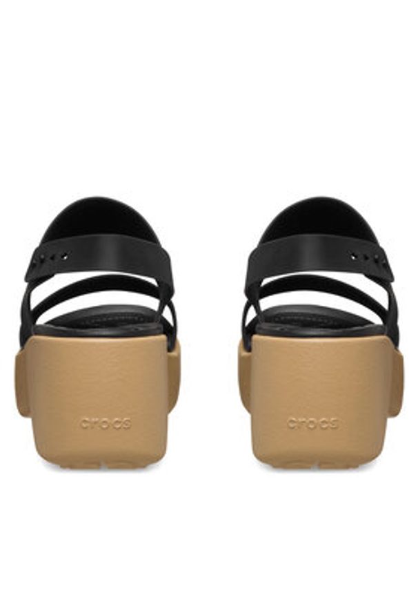 Crocs Sandały Brooklyn Sky Sandal 212250 Czarny. Kolor: czarny