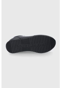 Calvin Klein Jeans - Buty skórzane. Nosek buta: okrągły. Zapięcie: sznurówki. Kolor: czarny. Materiał: skóra #3