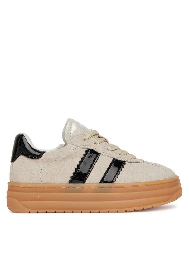 Sneakersy Primigi. Kolor: beżowy