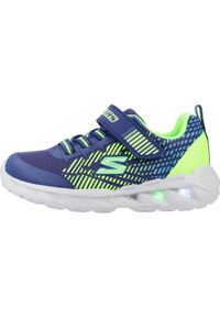 skechers - Buty SKECHERS MAGNA-LIGHTS Niebieski. Kolor: niebieski. Materiał: syntetyk, tkanina. Model: Skechers Sport. Sport: turystyka piesza
