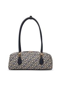 TOMMY HILFIGER - Tommy Hilfiger Torebka Th Grace Shoulder Bag Jacquard AW0AW18752 Niebieski. Kolor: niebieski #6