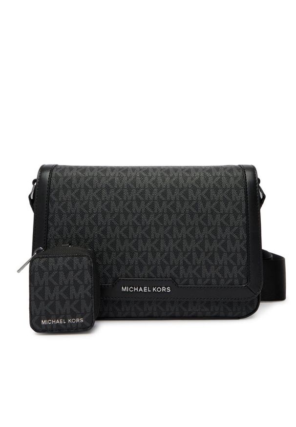 MICHAEL Michael Kors Saszetka 33S6LHDM6B Czarny. Kolor: czarny. Materiał: skóra