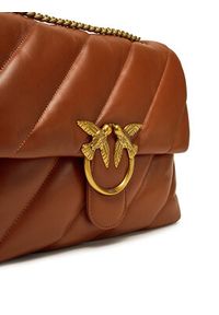 Pinko - PINKO Torebka Love Puff Big Cl AI 23-24 PLTT 100037 A0F2 Brązowy. Kolor: brązowy. Materiał: skórzane