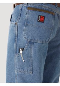 Wrangler - WRANGLER RIGGS WORKWEAR CARPENTER VINTAGE INDIGO 3W020VI. Styl: vintage #3