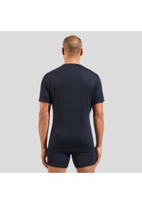Odlo - Koszulka męska ODLO Merino 160 BL Top - 100% wełna merino, krótki rękaw. Kolor: czarny. Materiał: wełna. Długość rękawa: krótki rękaw. Długość: krótkie. Sport: fitness
