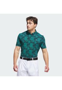 Adidas - Koszulka Go-To Printed Polo. Typ kołnierza: polo. Kolor: wielokolorowy, niebieski, zielony. Materiał: materiał