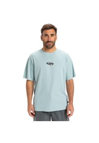 Quiksilver - Koszulka z krótkim rękawem dla Mężczyzn GLOBAL HEAT Niebieski. Kolor: niebieski. Materiał: tkanina, bawełna. Długość rękawa: krótki rękaw. Długość: krótkie