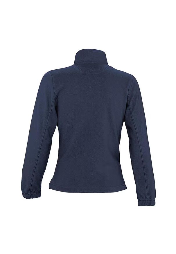 SOL'S - Damska Bluza Polarowa North Fleece Jacket. Kolor: niebieski. Materiał: polar. Sezon: zima