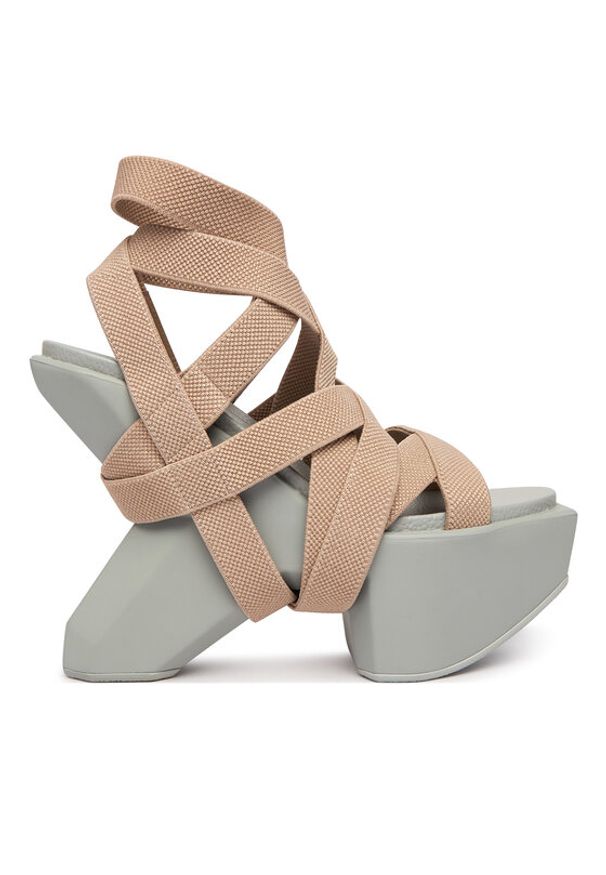 United Nude Sandały Boulder Bondage 1089493205 Beżowy. Kolor: beżowy. Materiał: materiał