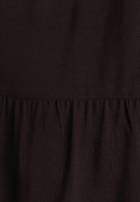 Renee - Czarna Bawełniana Sukienka o Rozkloszowanym Kroju Bez Rękawów Gladea. Okazja: na co dzień, na randkę. Kolor: czarny. Materiał: bawełna. Długość rękawa: bez rękawów. Sezon: lato, jesień. Typ sukienki: proste. Styl: casual, elegancki #4