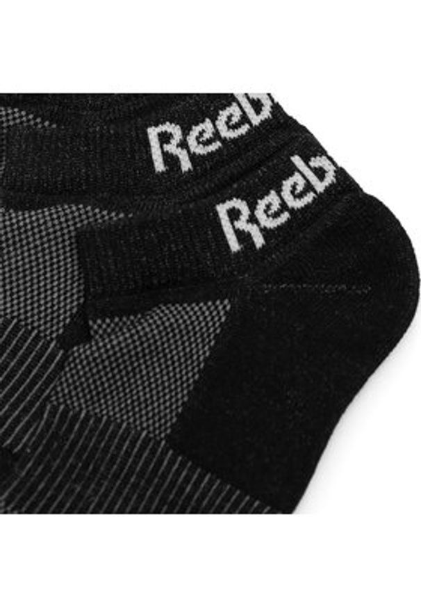 Reebok Skarpety krótkie R0356-SS24 (3-pack) Czarny. Kolor: czarny. Materiał: syntetyk