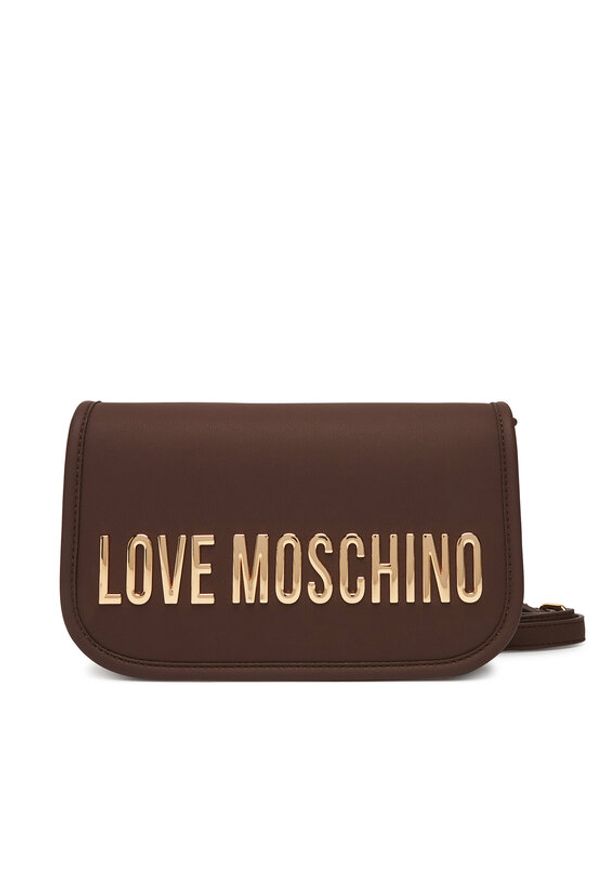 Love Moschino - LOVE MOSCHINO Torebka JC4028PP1NKD0301 Brązowy. Kolor: brązowy. Materiał: skórzane