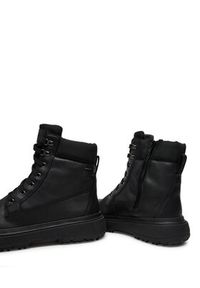 Geox Trapery D46XMB 08511 C9999 Czarny. Kolor: czarny. Materiał: skóra #7