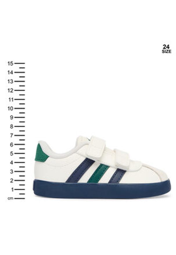 Adidas - adidas Sneakersy Vl Court 3.0 IH3964 Biały. Kolor: biały. Materiał: skóra