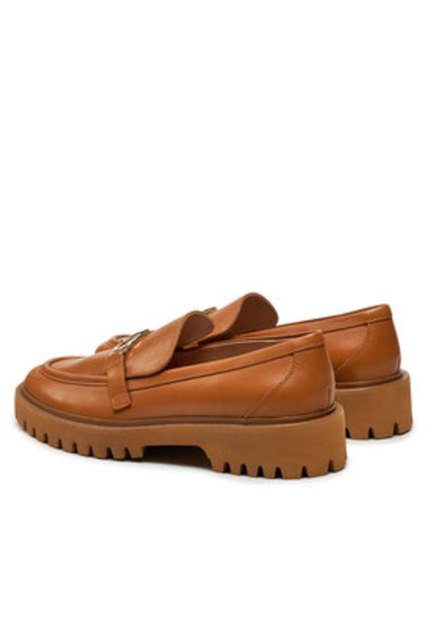 Liu Jo Loafersy Cora 01 SA4001 P0102 Brązowy. Kolor: brązowy. Materiał: skóra