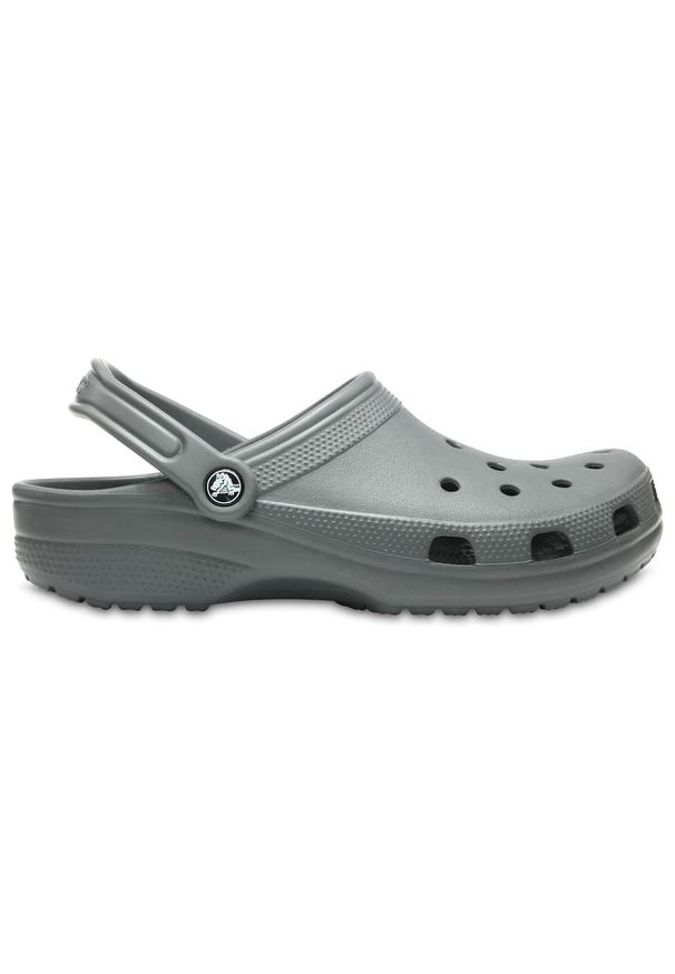 Crocs Clásico Zueco. Kolor: szary. Materiał: materiał, syntetyk. Styl: sportowy