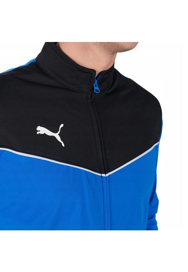 Puma - Dres męski sportowy komplet bluza spodnie PUMA individualRISE. Kolor: niebieski, wielokolorowy, czarny. Materiał: dresówka. Sport: fitness