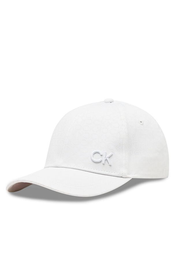 Calvin Klein Czapka z daszkiem K60K611999 Biały. Kolor: biały. Materiał: materiał