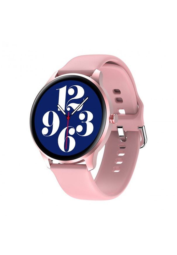 GARETT - Smartwatch Garett Women Paula różowy. Rodzaj zegarka: smartwatch. Kolor: różowy. Materiał: guma. Styl: sportowy, klasyczny