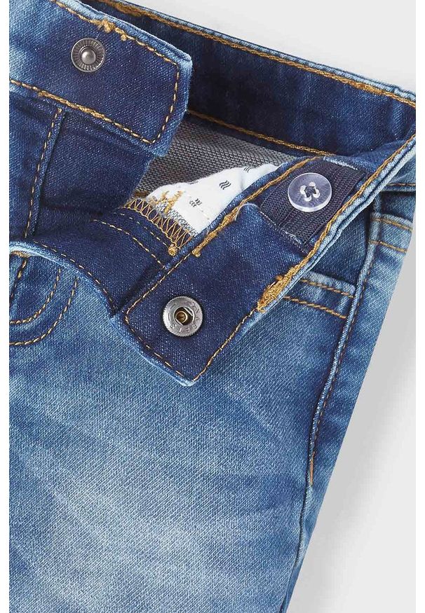 Mayoral Szorty jeansowe dziecięce kolor fioletowy. Okazja: na co dzień. Kolor: fioletowy. Materiał: jeans. Styl: casual