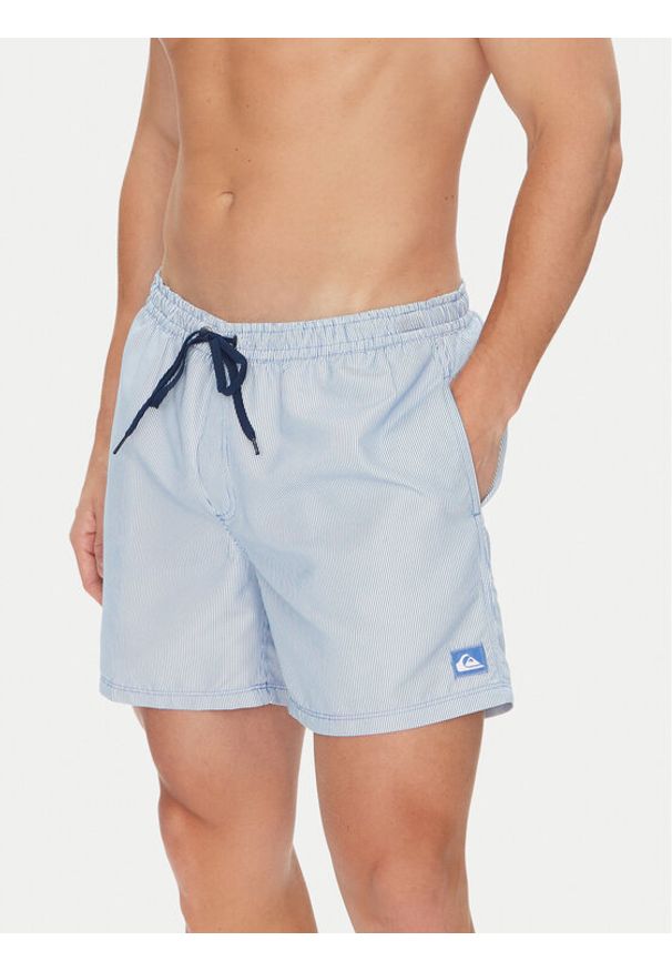 Quiksilver Szorty kąpielowe Everyday Deluxe Volley 15 EQYJV04101 Niebieski Regular Fit. Kolor: niebieski. Materiał: syntetyk