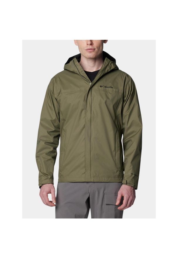 columbia - Płaszcz przeciwdeszczowy męski Columbia Watertight II. Kolor: zielony