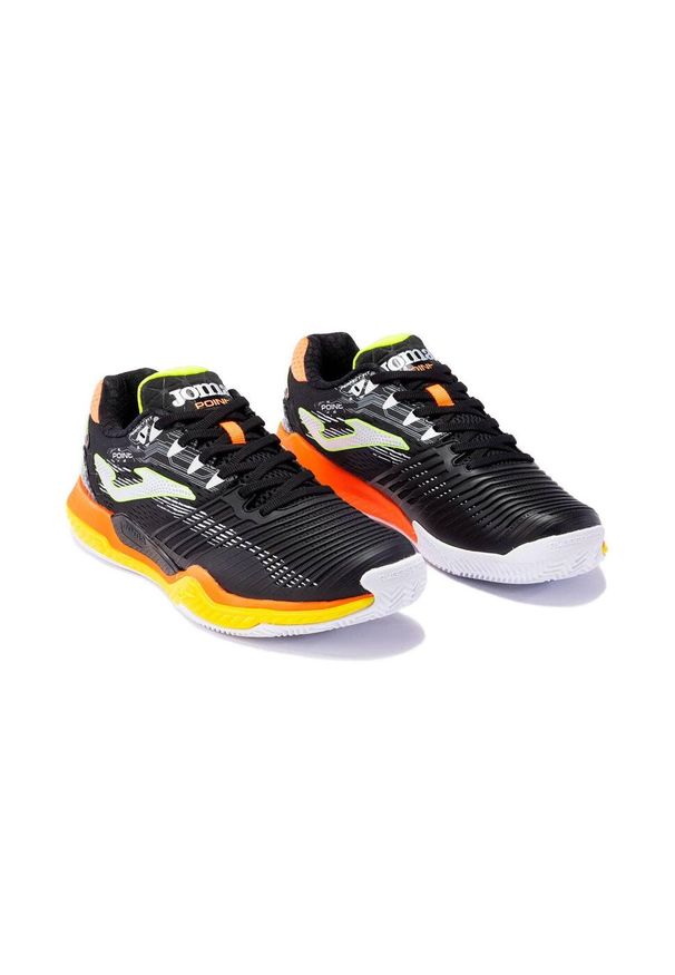 Buty tenisowe męskie Joma T.Point clay. Kolor: wielokolorowy, pomarańczowy, czarny, zielony. Materiał: guma, materiał, tkanina, syntetyk. Sport: tenis