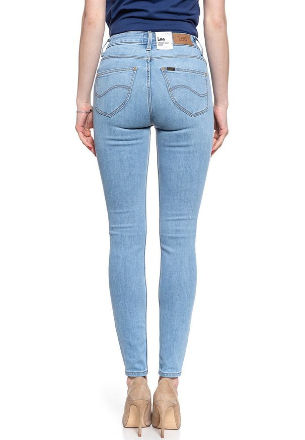 Lee - SPODNIE DAMSKIE LEE SCARLETT HIGH LIGHT FLORIN L626MOHR 112114288. Stan: podwyższony