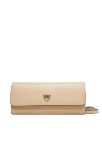 Pinko - PINKO Torebka Love Tiny Brids Wallet C AI 25-26 PCPL 103765 A0F1 Beżowy. Kolor: beżowy. Materiał: skórzane