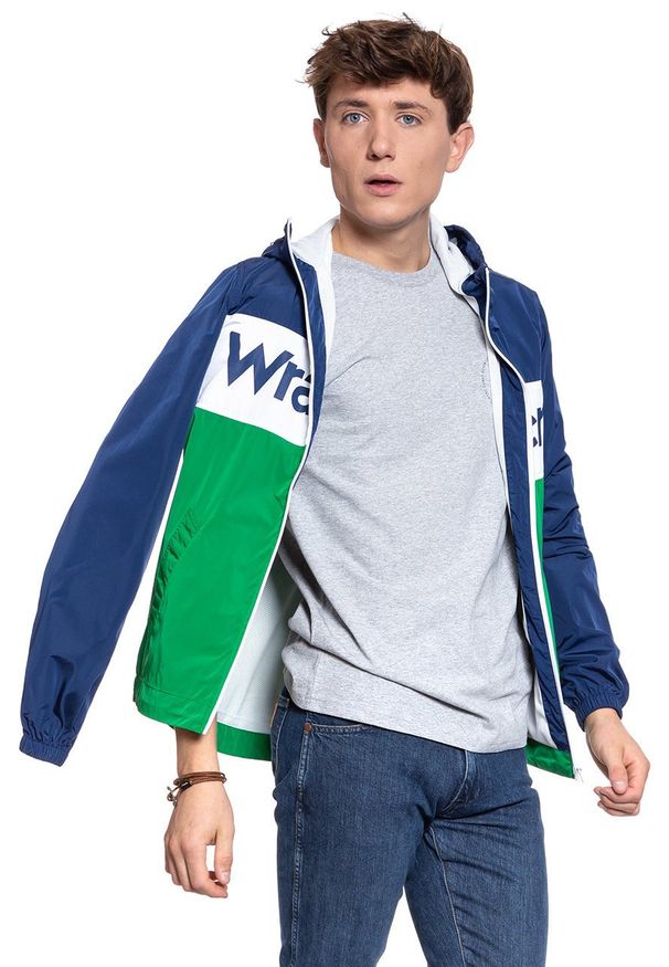 Wrangler - KURTKA WRANGLER WALLY WINDBREAKER BLUE DEPTHS W4707V9JY 112128992