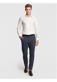 Michael Kors Koszula MD0MD90425 Biały Slim Fit. Kolor: biały. Materiał: bawełna #5