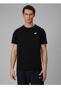 4f - 4F T-shirt regular gładki męski (3-pack) - czarny S. Okazja: na co dzień. Kolor: czarny. Materiał: bawełna, jeans, materiał. Wzór: gładki. Styl: casual, klasyczny #1