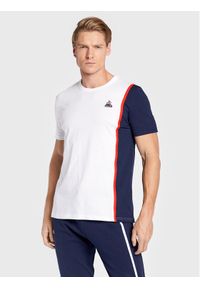 Le Coq Sportif T-Shirt 2220286 Biały Regular Fit. Kolor: biały. Materiał: bawełna #1