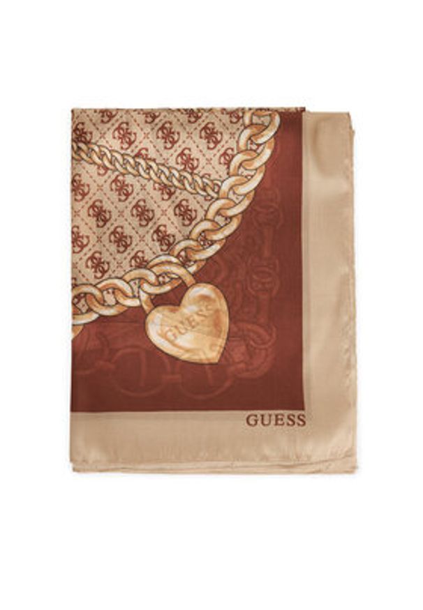 Guess Szal AW5339 POL03 Beżowy. Kolor: beżowy. Materiał: poliester, materiał