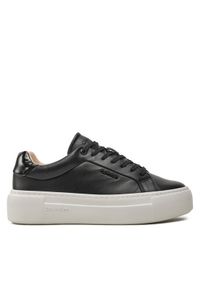 Calvin Klein Sneakersy Ff Cupsole Lace Up W/Ml Lth HW0HW02118 Czarny. Kolor: czarny