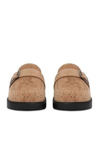 Guess Jeans Klapki EO-HY2T709-3 Beżowy. Kolor: beżowy. Materiał: materiał #4