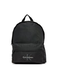 Calvin Klein Plecak Bold Small Round Backpack LV04D3257G Czarny. Kolor: czarny. Materiał: materiał