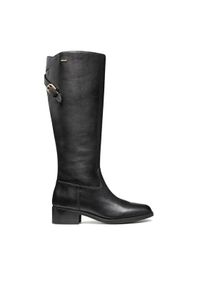 Geox Oficerki D Camexia Np Abx D566WB 00043 C9999 Czarny. Kolor: czarny. Materiał: skóra #1